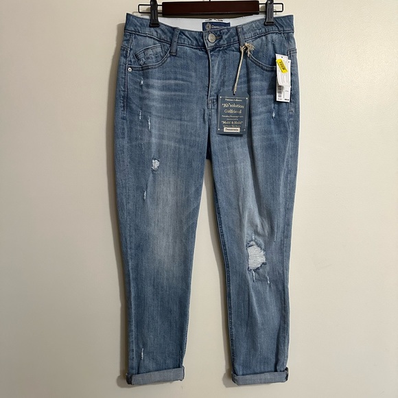 Democracy Denim - Democracy “Ab”solution Girlfriend Mid-Rise Jeans with Curve Equality, Size 8